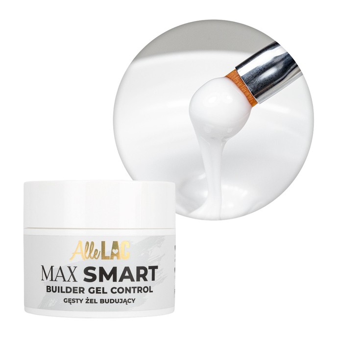 AllLac - Max Smart Builder Gel Control - Bianco Francese - 45g