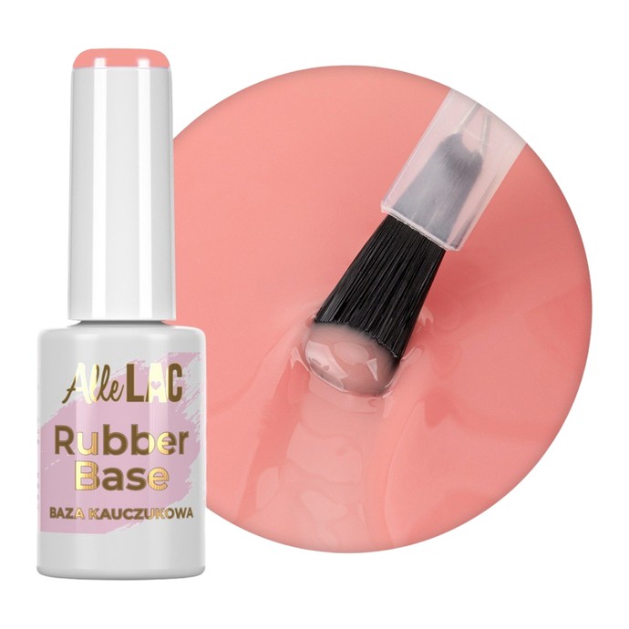 AlleLac - Rubber Base No. 9 - Vibrant Coral - 7g