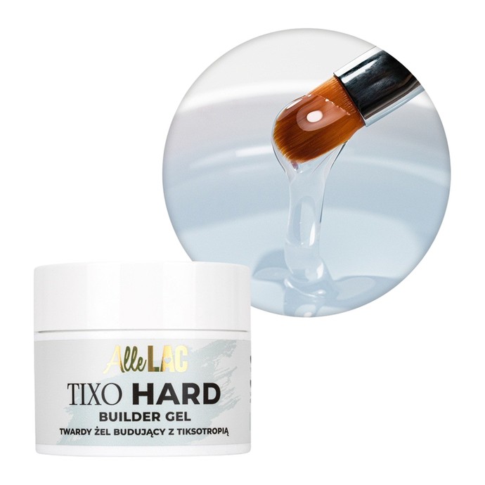 AllLac - Tixo Hard Builder Gel - Prozirno - 45g