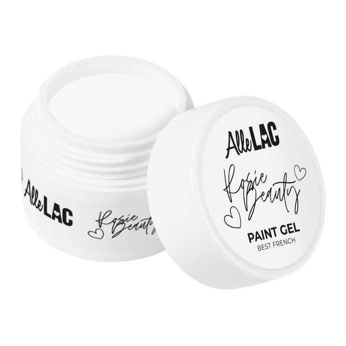 AlleLax &times; Rosie Beauty - Best French White - Thick White Gel for Nail Art - 5g