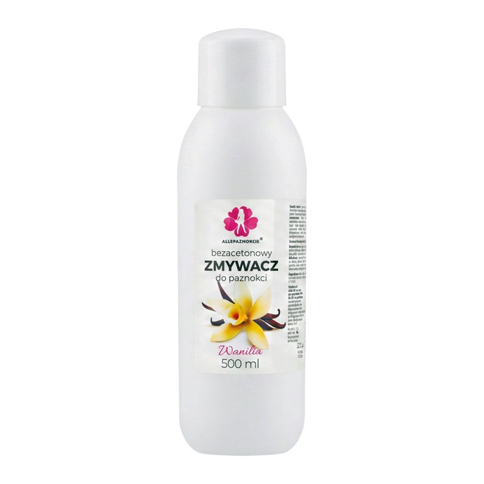 Allepaznokcie - Remover with vanilla aroma - 500ml