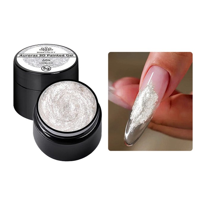 Born Pretty - Auroras 3D - Painting Gel A04 - 5ml