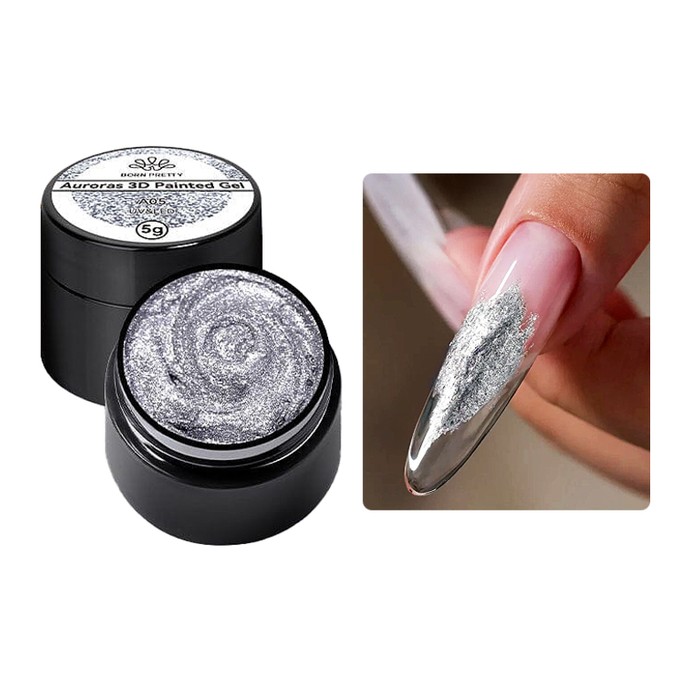 Born Pretty - Auroras 3D - Painting Gel A05 - 5ml