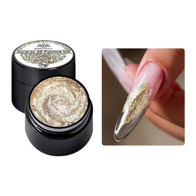 Born Pretty - Auroras 3D - Painting Gel A06 - 5ml