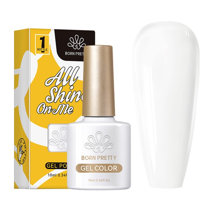 Born Pretty - Milchwaiss Gel - 10ml