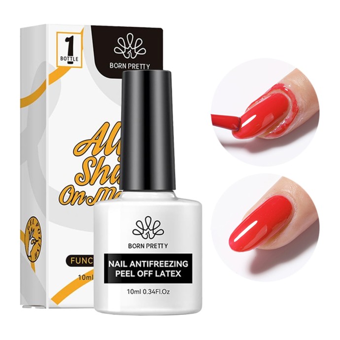 Born Pretty - Nail Antifreezing - Peel Off Latex - 10ml