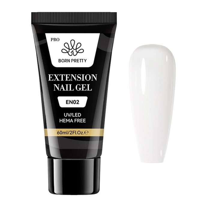 Born Pretty Pro - EN02 White - Nail Extension Gel - HEMA-Free – 60ml