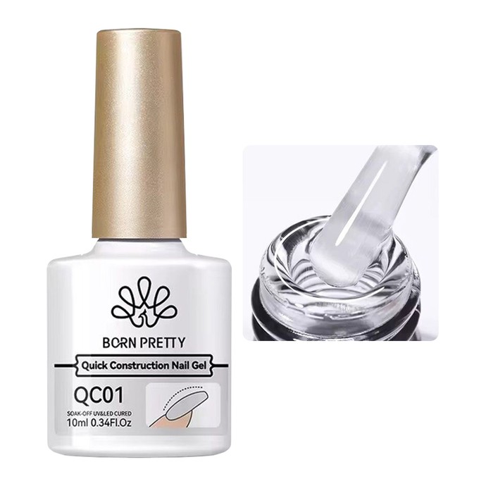 Born Pretty - Quick Construction Gel - Liquid Polygel - QC01 - 10ml