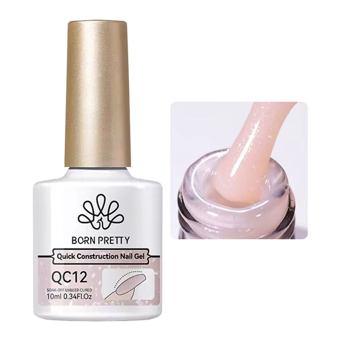 Born Pretty - Quick Construction Gel - Liquid Polygel - QC12 - 10ml