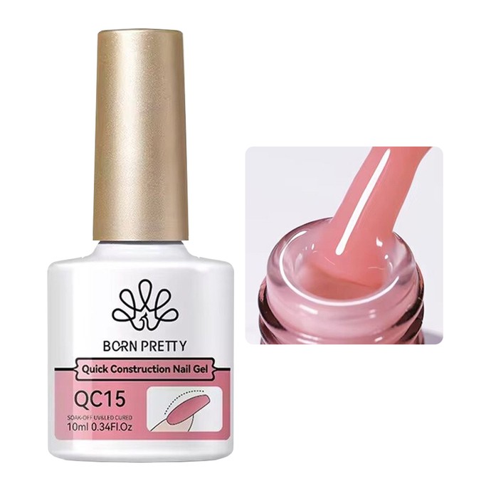 Born Pretty - Quick Construction Gel - Liquid Polygel - QC15 - 10ml