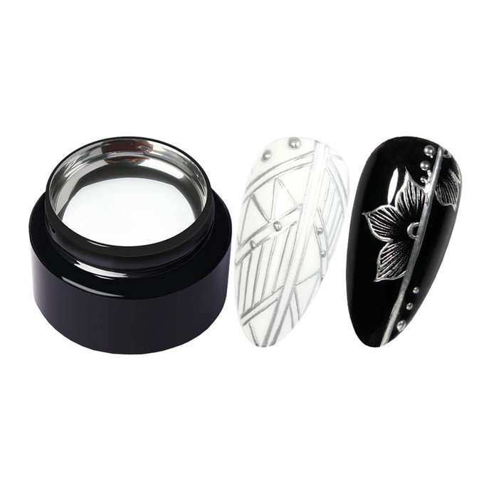 Born Pretty - Silver Cyberpunk - Metal Painting Gel - 5ml