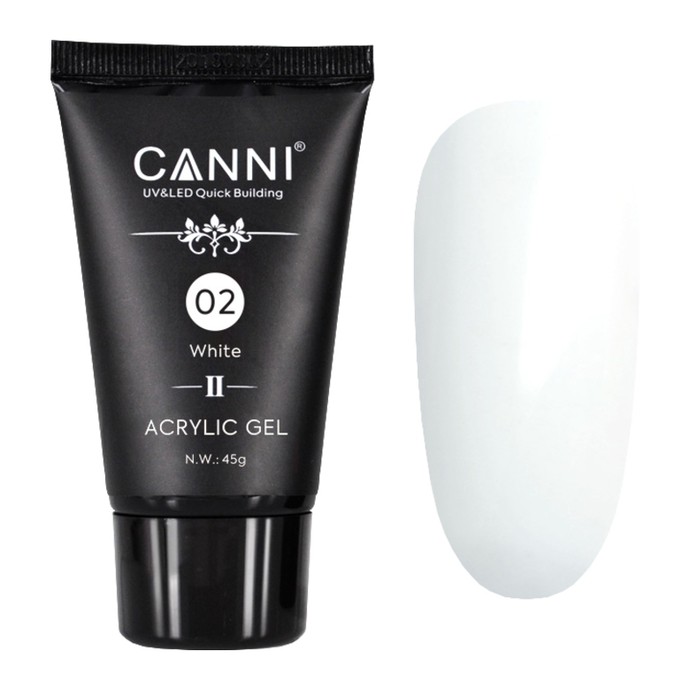 CANNI - Acrylic Gel 02 - White - 45g