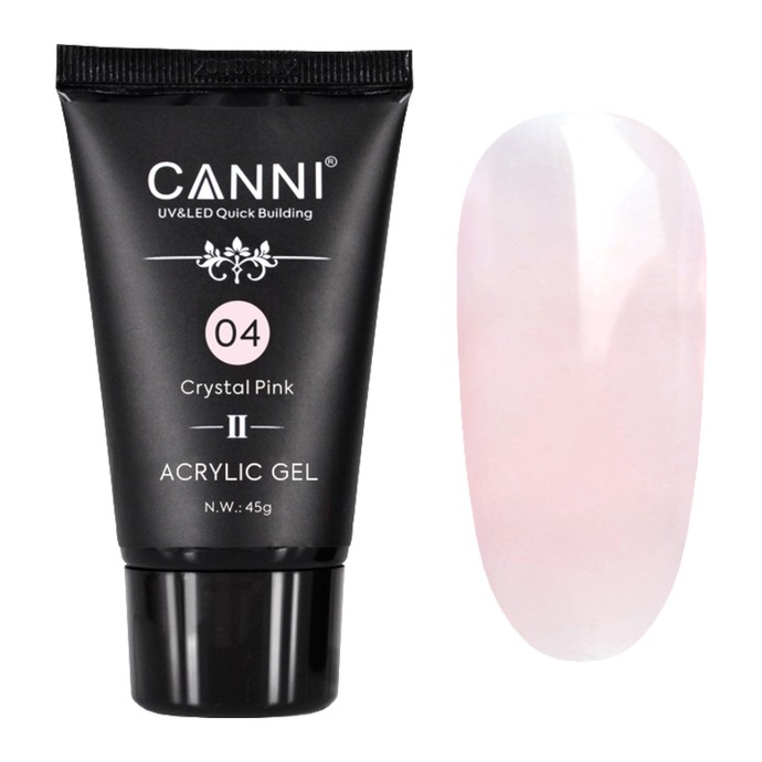 CANNI - Acrylic Gel 04 - Crystal Pink - 45g