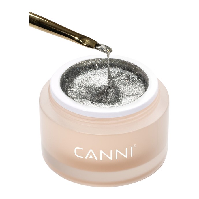 CANNI - BG04 - Metallic Painting Gel - Silver - 10g