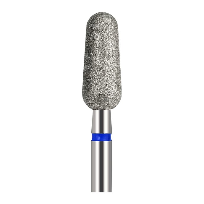 Tête de fraisage - Cylindre de Diamant - 5 &times; 12mm &ndash; Grain M - pour l'élimination du gel