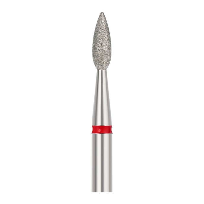 Fraise - Flamme de Diamant - 2.1 &times; 5.7mm &ndash; Grain F - pour la finition des cuticules
