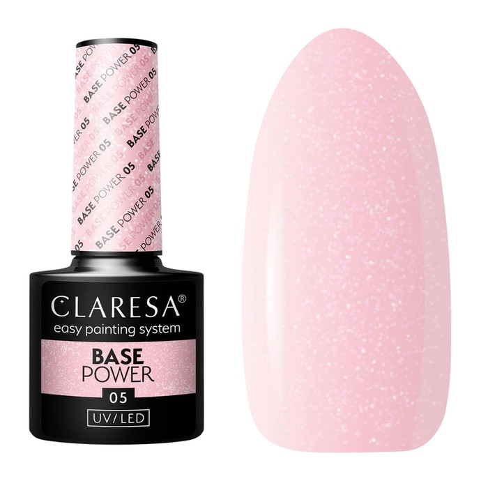 Claresa - Base Power 05 - Sparkling Milky Pink - 5g