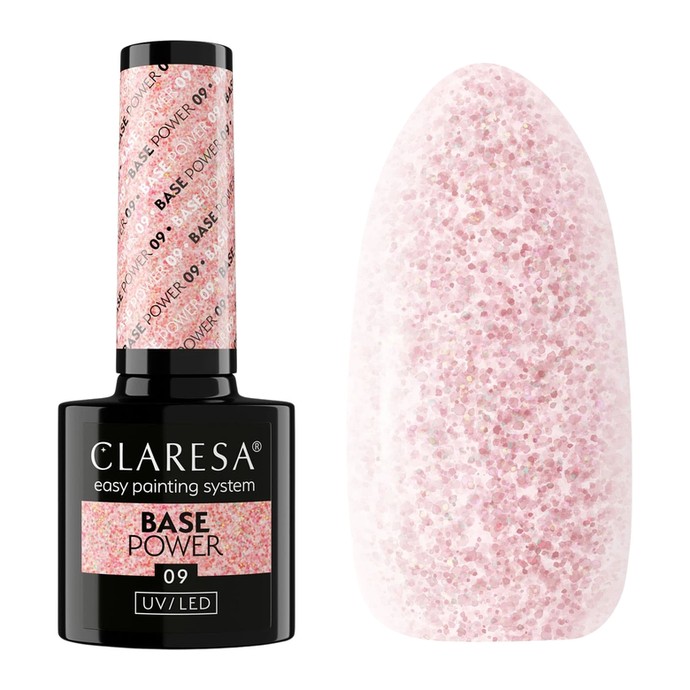 Claresa - Base Power 09 - Pink Confetti - 5g