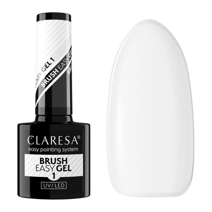 Claresa - Brush Easy Gel 1 - Clear - 5g