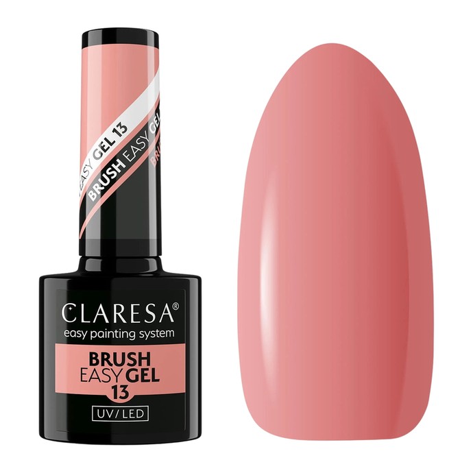 Claresa - Πινέλο Easy Gel 13 - Σκούρο ροζ μπεζ - 5 g