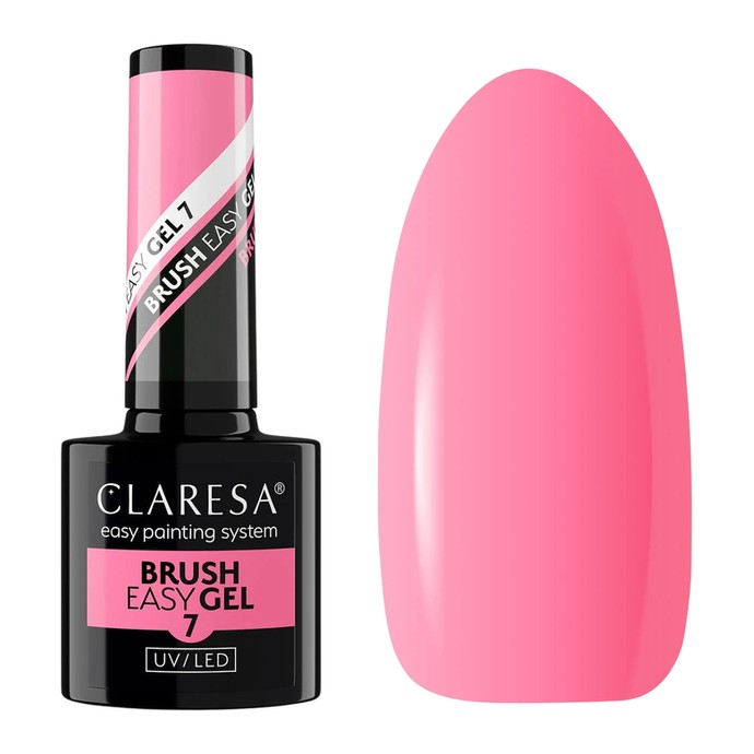 Claresa - Brush Easy Gel 7 - Dark Pink - 5g