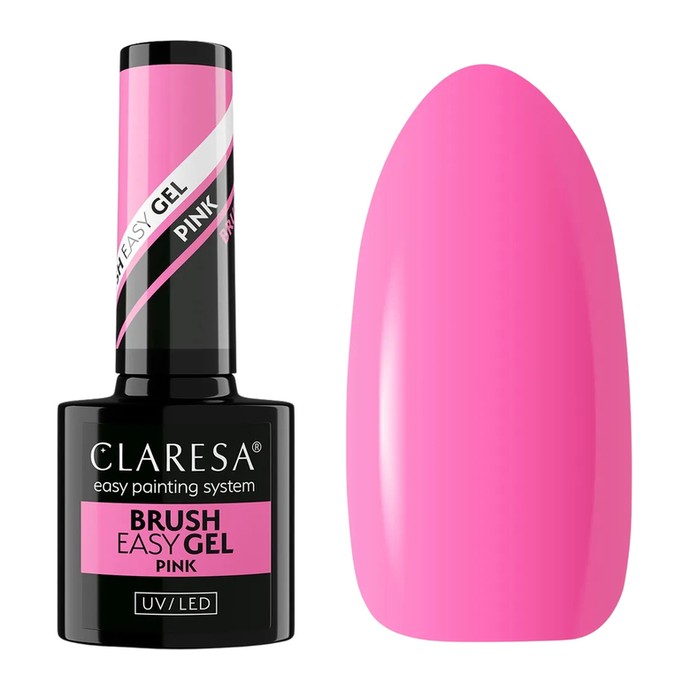 Claresa - Πινέλο Easy Gel - Ροζ - Περιορισμένη Έκδοση - 5g