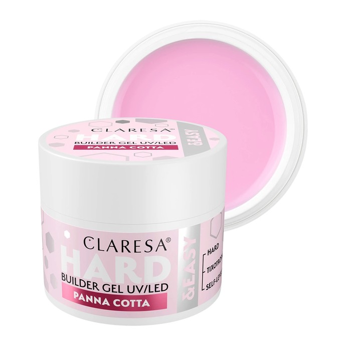 Claresa - Hard & Easy Builder Gel - Panna Cotta - 45g