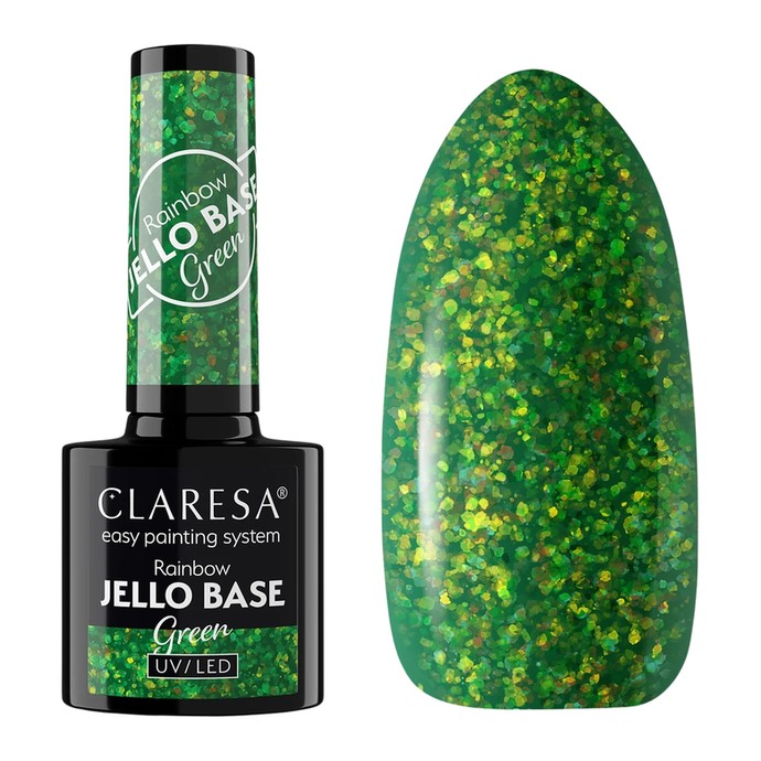 Claresa - Rainbow Jello Base - Green - 5g
