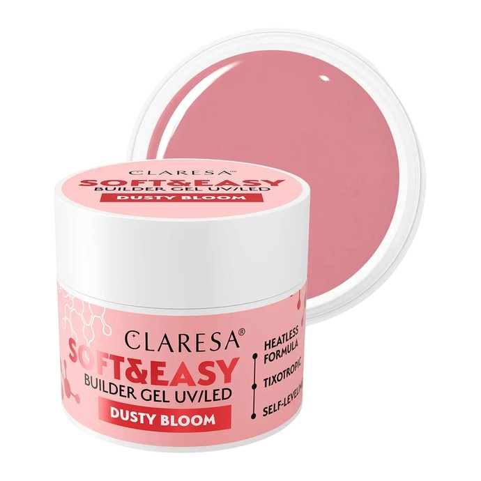 Claresa - Minkštas ir lengvas modeliavimo gelis - Dulkėtas žydėjimas - 45 g