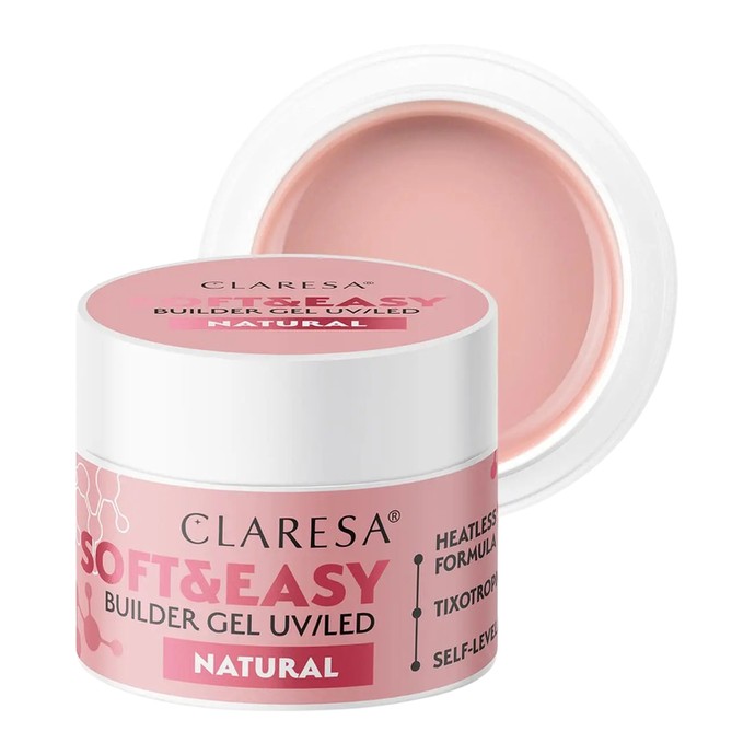 Claresa - Soft & Easy Aufbaugel - Natürlich - 12 g