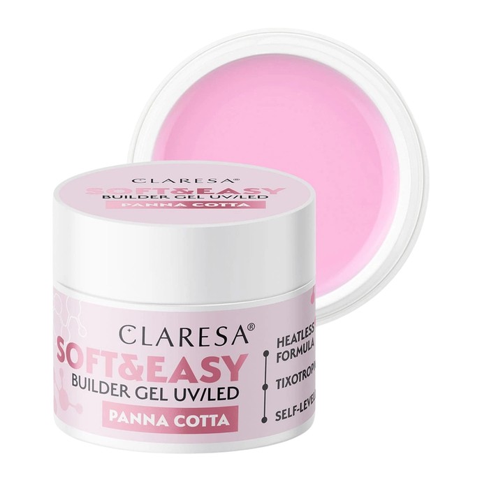 Claresa - Soft & Easy Builder Gel - Panna Cotta - 12g