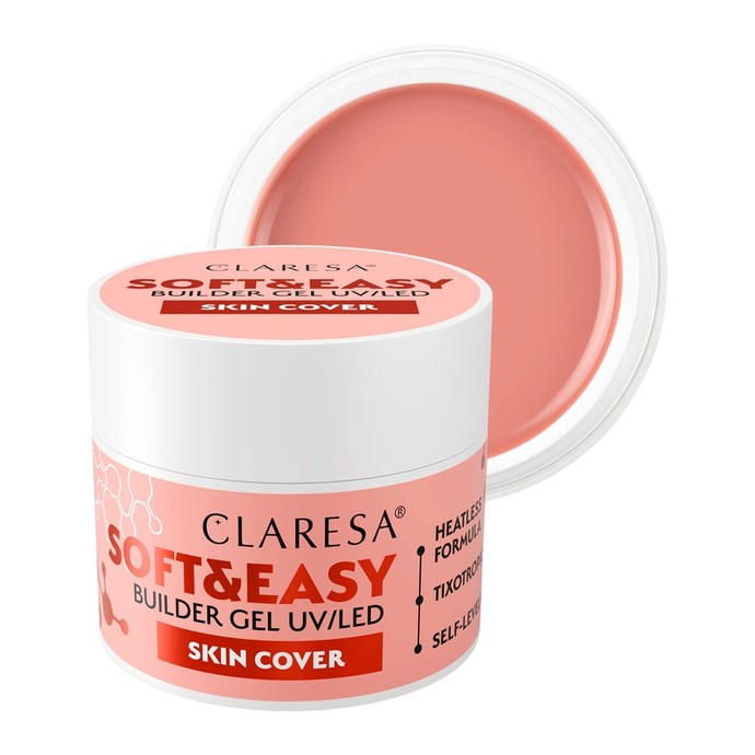 Claresa - Soft & Easy Builder Gel - Skin Cover - 12g