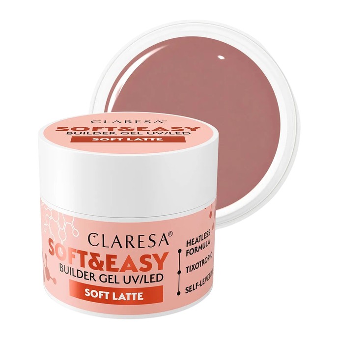Claresa - Soft & Easy Builder Gel - Soft Latte - 45g