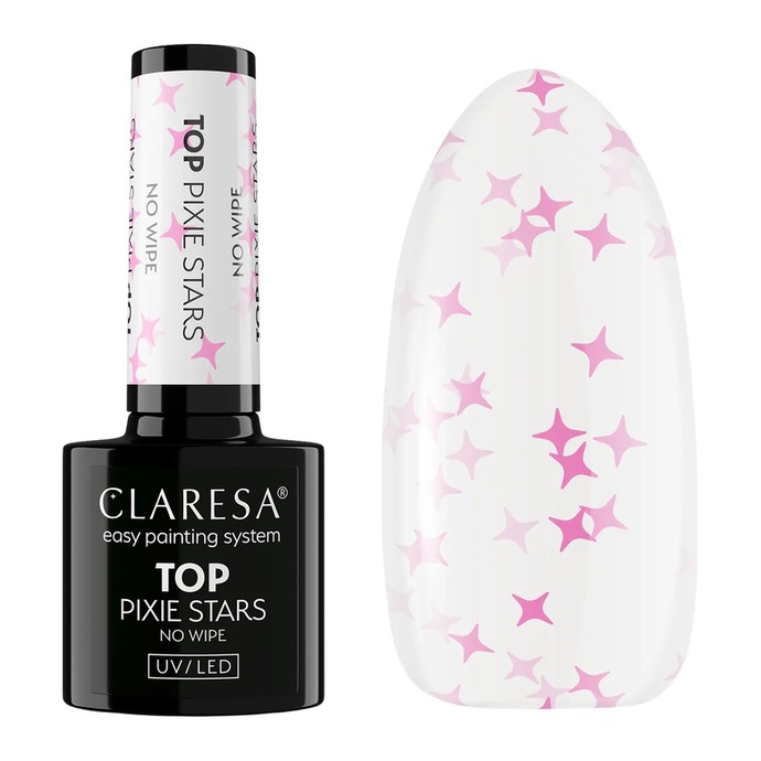 Claresa - Top No Wipe - Pixie Stars - 5ml