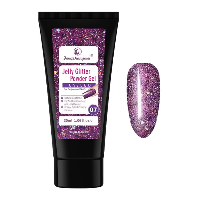 FSM - Jelly Glitter - Polygel 07 - 30ml