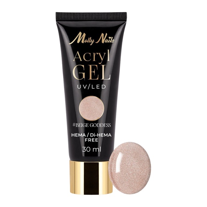 Molly Nails - AcrylGel Acrylic Polygel - Beige Goddess - 30ml