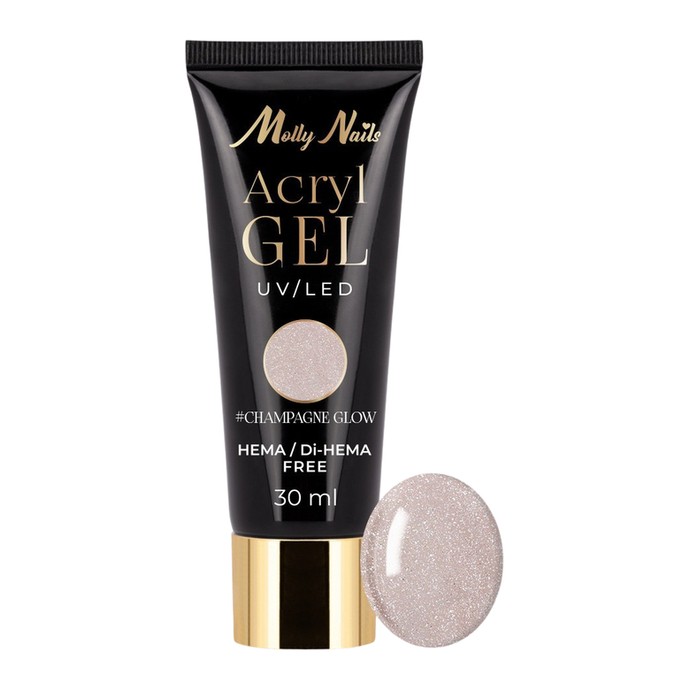 Molly Nails - AcrylGel Acrylic Polygel - Champagne Glow - 30ml