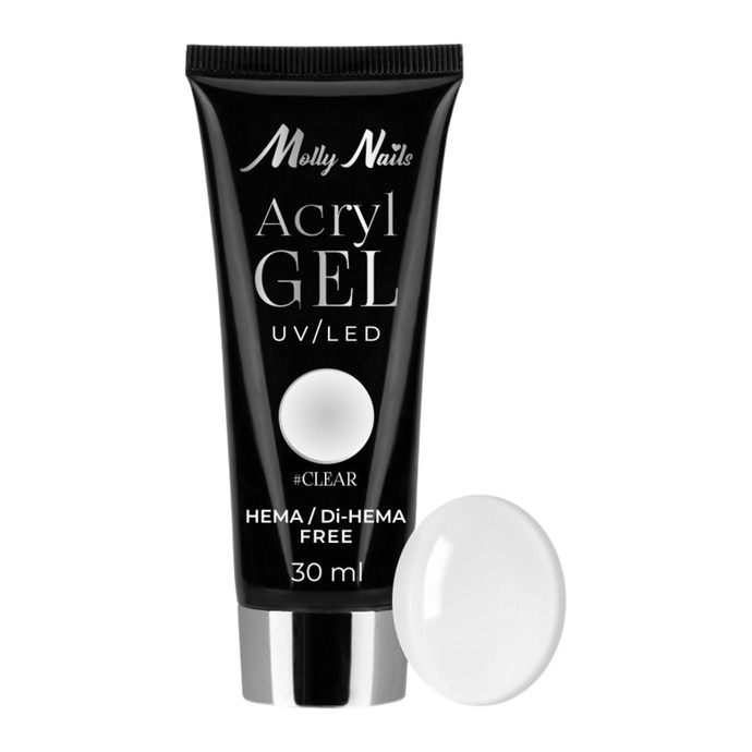 Molly Nails - AcrylGel Acrylic Polygel - Clear - 30ml