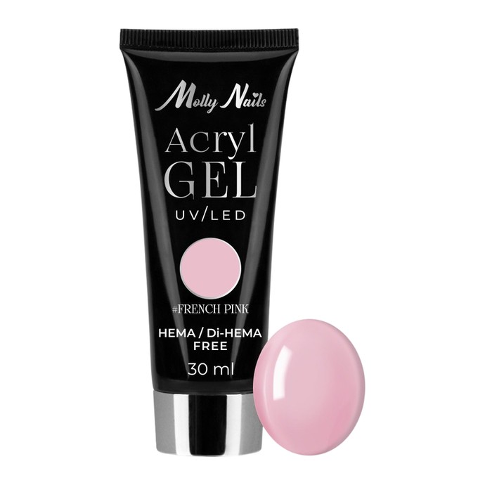 Molly Nails - AcrylGel Acrylic Polygel - French Pink - 30ml