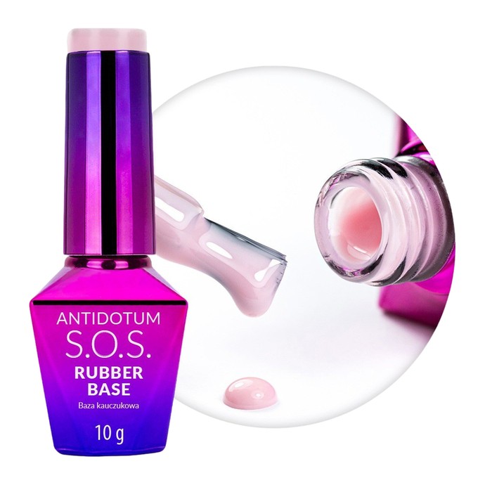 Molly Nails - S.O.S. Pretinde Rubber Base - Cukura vate - 10g