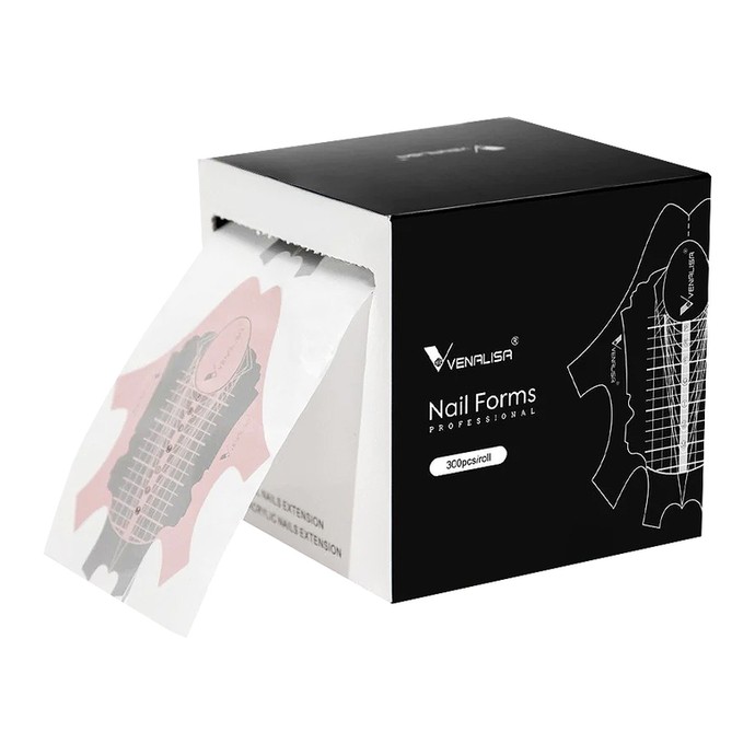 Bouwsjabloon - Venalisa Roze Nagelvormen - 300 stks.