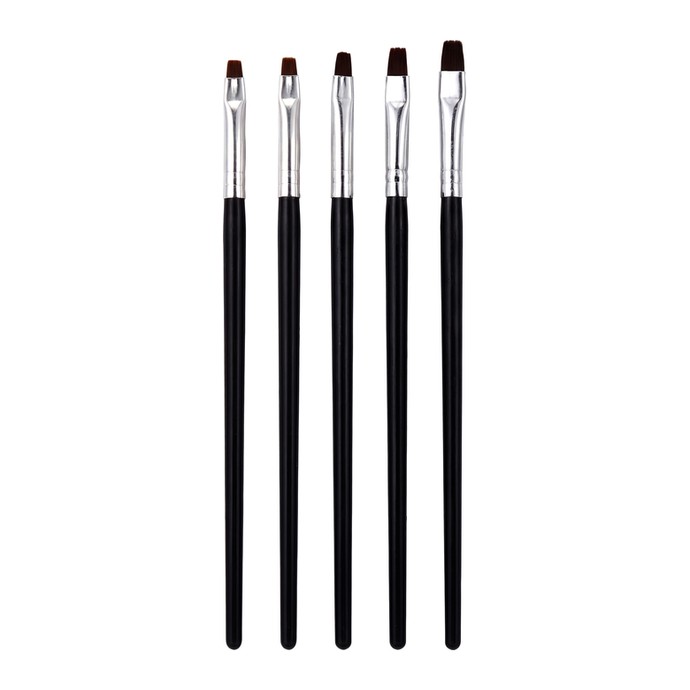 Задайте 5 четки - Черно