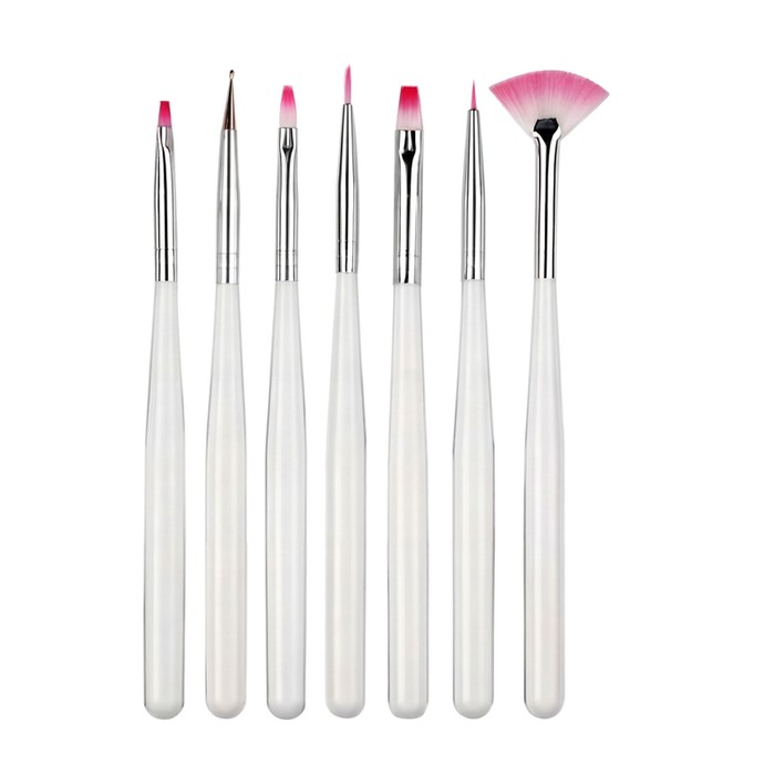 Задайте 7 четки - Бяло