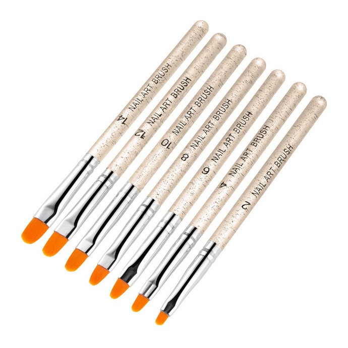 Set van 7 transparante penselen - GLB24-1