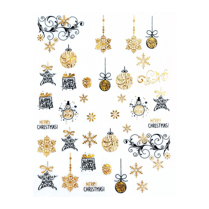 Colección de invierno - CJ22 pegatinas - Amarillo