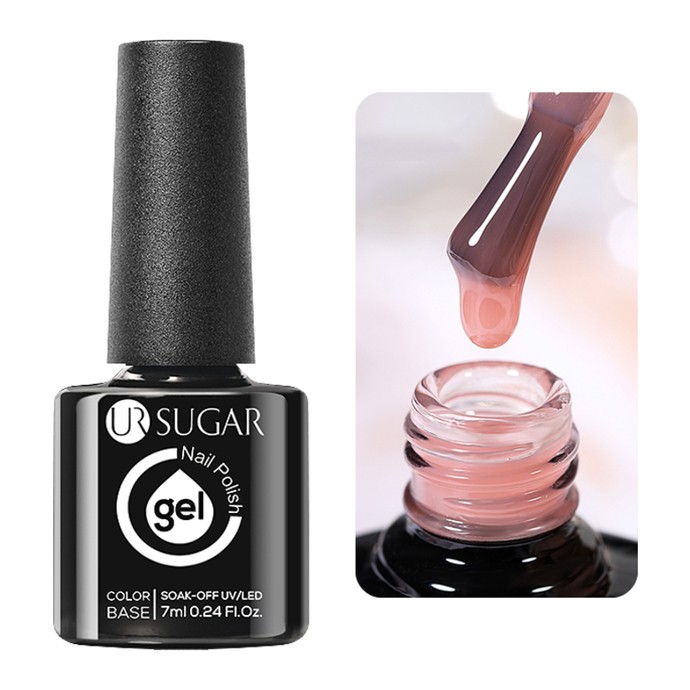 UR SUGAR - Quick Building Gel - Liquid Polygel - URE05 Deep Nude - 7ml
