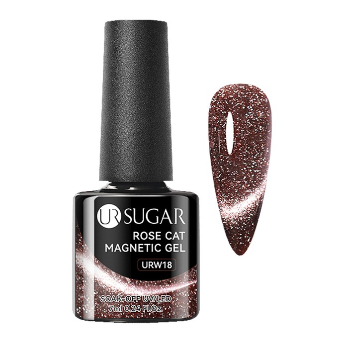 UR SUGAR - Rose Cat Magnetic Gel - URW18 - 7ml
