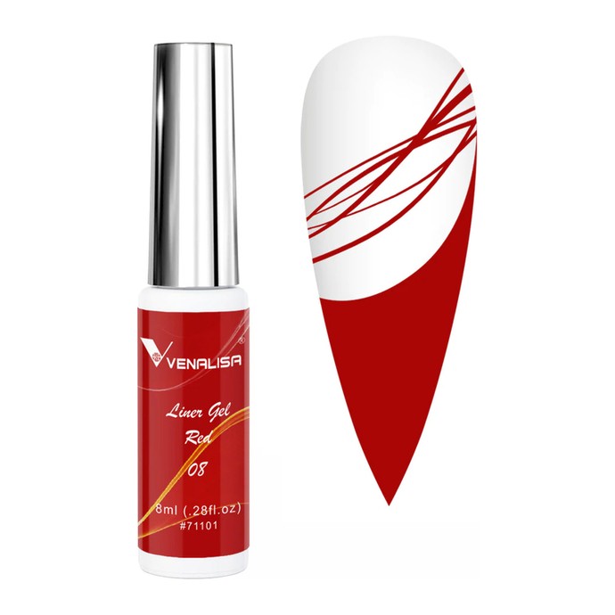 Venalisa - Liner Gel - 08 | Červená - 8ml
