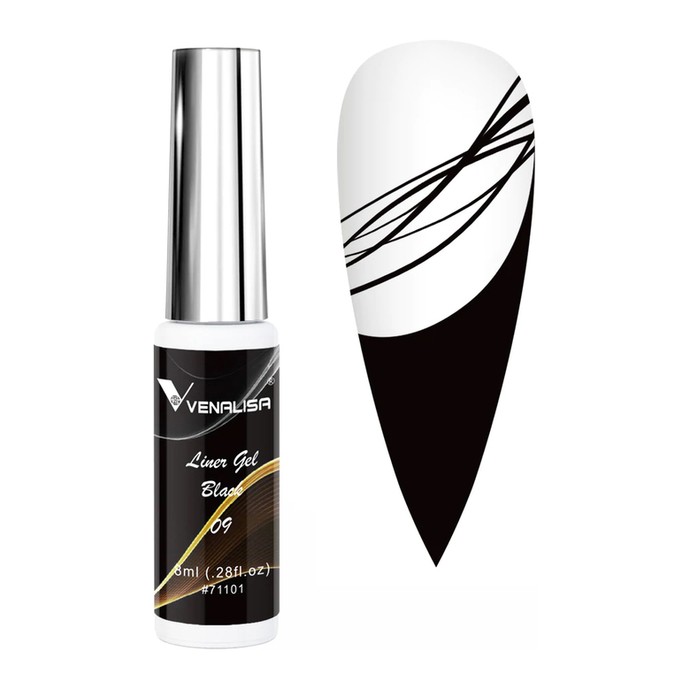 Venalisa - Liner Gel - 09 | Černá - 8ml